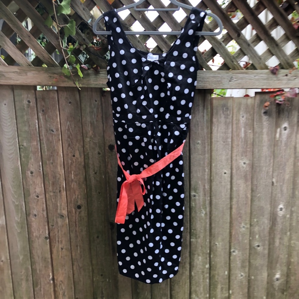 Motherhood Maternity polka Dot dress size L